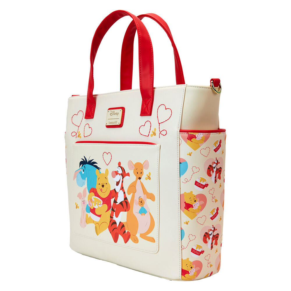 Imagen de Bolso Mochila Love Winnie The Pooh Disney Loungefly parte de nuestra colección en Espadas y más, sitio oficial.