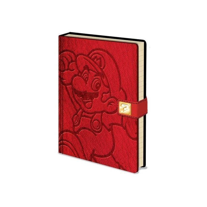 Imagen de Agenda A5 Super Mario Bros parte de nuestra colección en Espadas y más, sitio oficial.