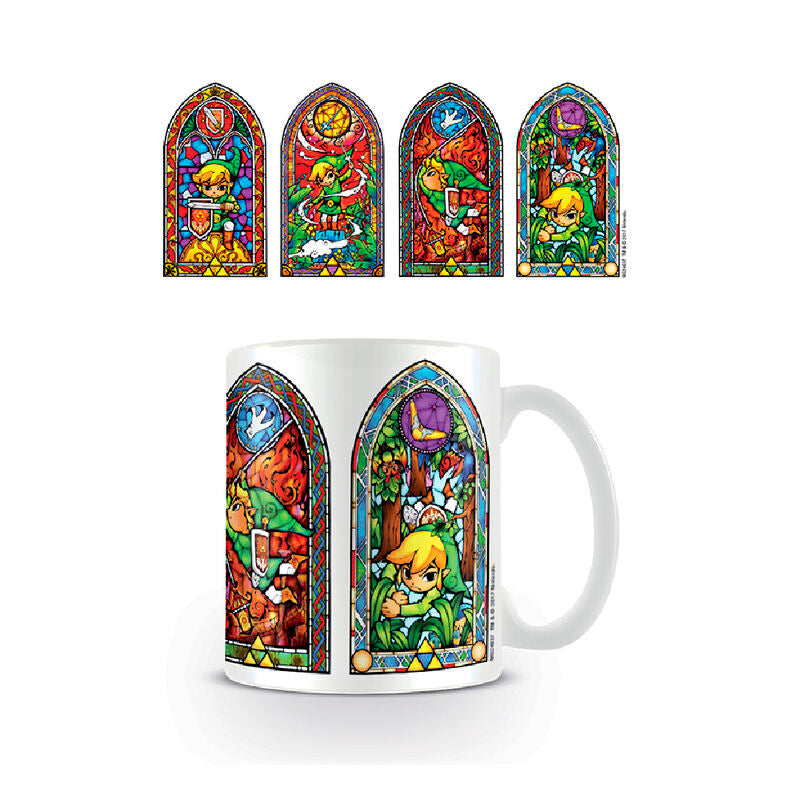 Imagen 1 de Taza Vidrieras The Legend Of Zelda 315Ml