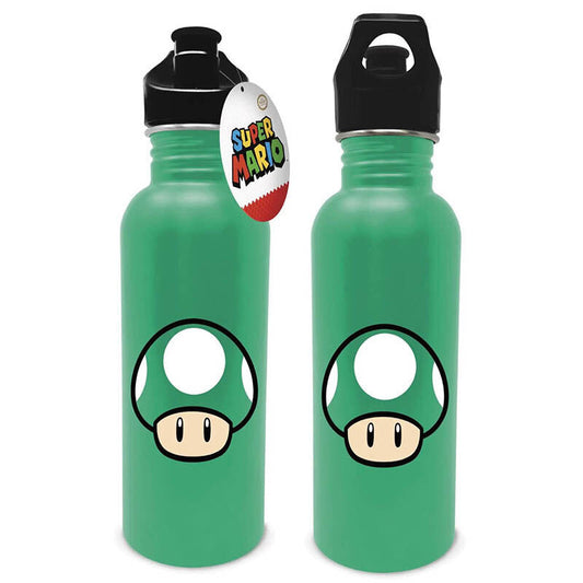 Imagen 1 de Cantimplora Acero Inoxidable Champiñon Verde Super Mario Bros