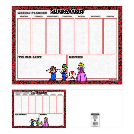 Imagen de Planificador Semanal A4 Super Mario Bros parte de nuestra colección en Espadas y más, sitio oficial.