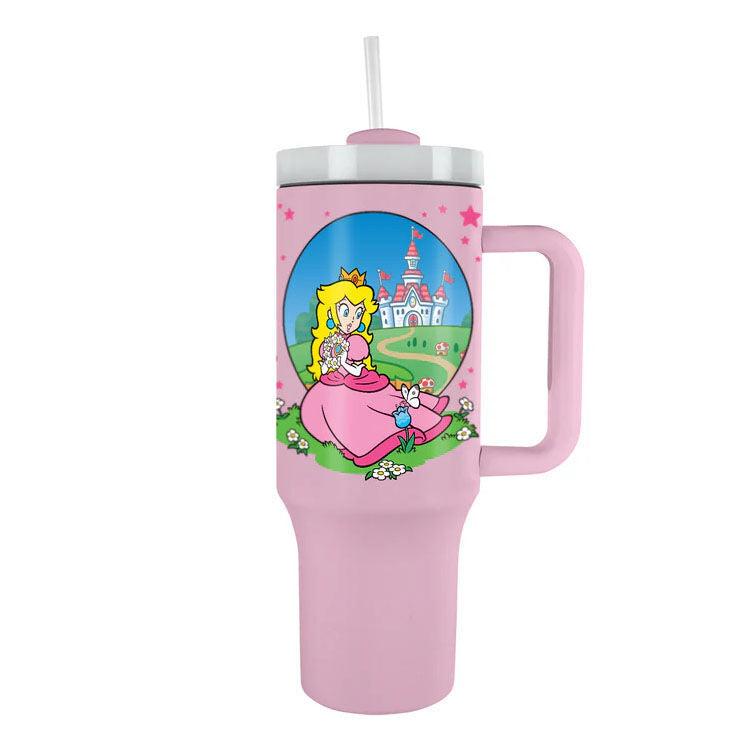 Imagen de Vaso Termo Peach Super Mario Bros 1,2L parte de nuestra colección en Espadas y más, sitio oficial.