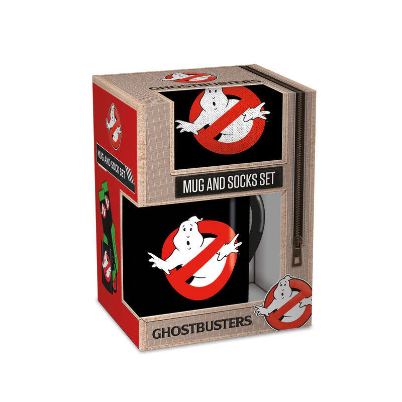 Imagen de Set Taza Y Calcetines Cazafantasmas parte de nuestra colección en Espadas y más, sitio oficial.