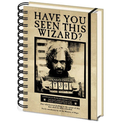 Imagen de Cuaderno A5 Lenticular Carteles Harry & Sirus Harry Potter parte de nuestra colección en Espadas y más, sitio oficial.