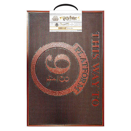 Imagen de Felpudo Plataforma 9 3/4 Harry Potter parte de nuestra colección en Espadas y más, sitio oficial.