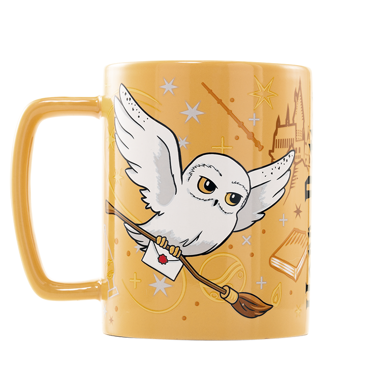Imagen 3 de Taza Funda De Peluche Hedwig Harry Potter 440Ml