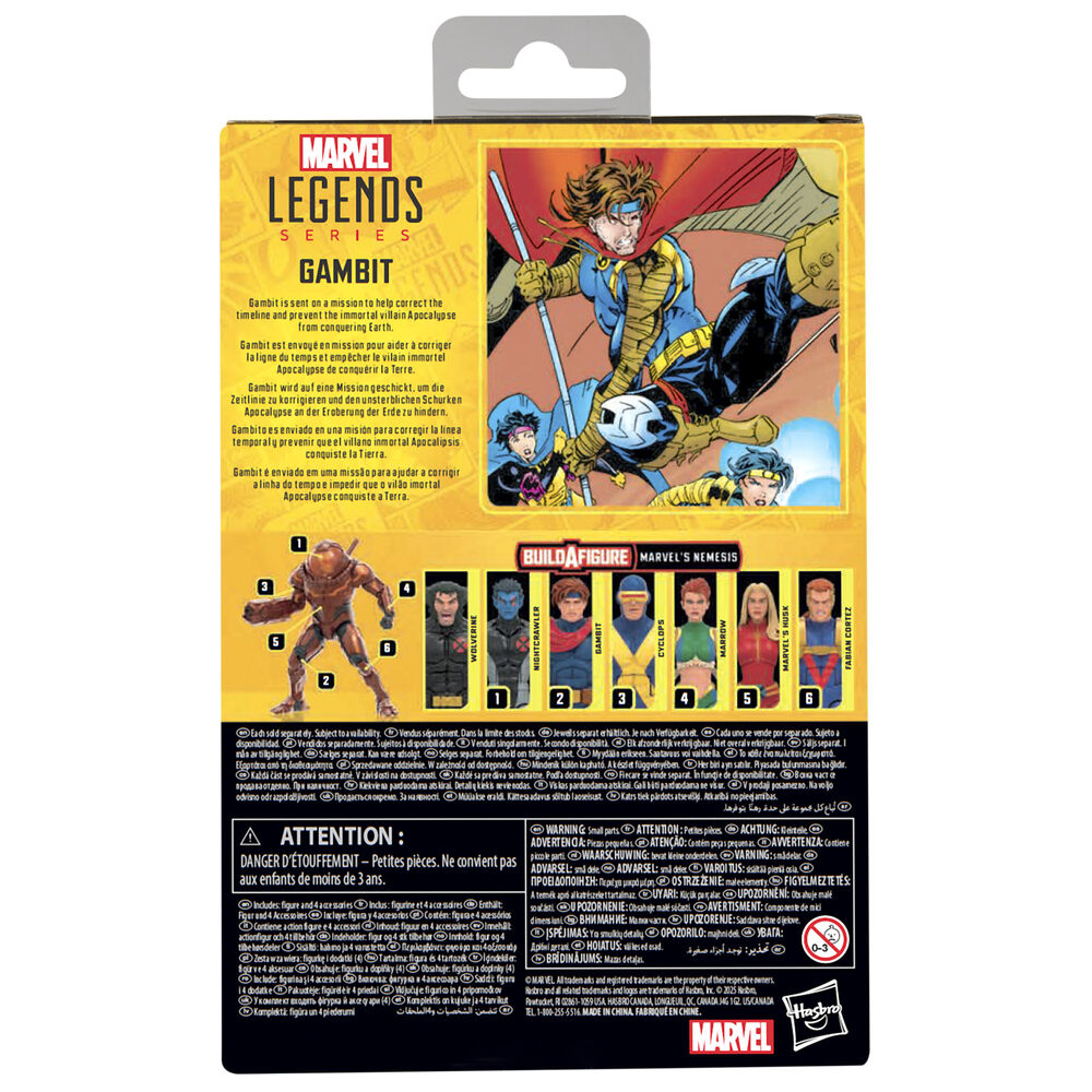 Imagen 10 de Figura Gambit X-Men Marvel 15Cm