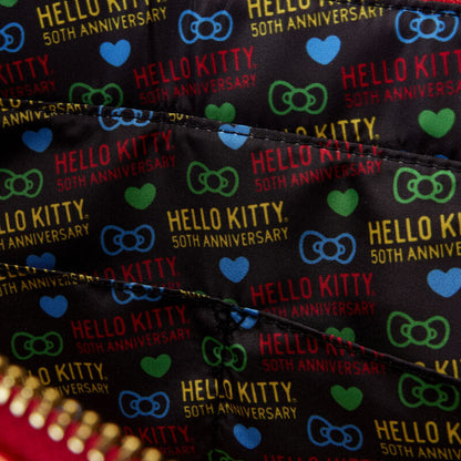 Imagen de Bolso + Monedero 50Th Anniversary Hello Kitty Loungefly parte de nuestra colección en Espadas y más, sitio oficial.