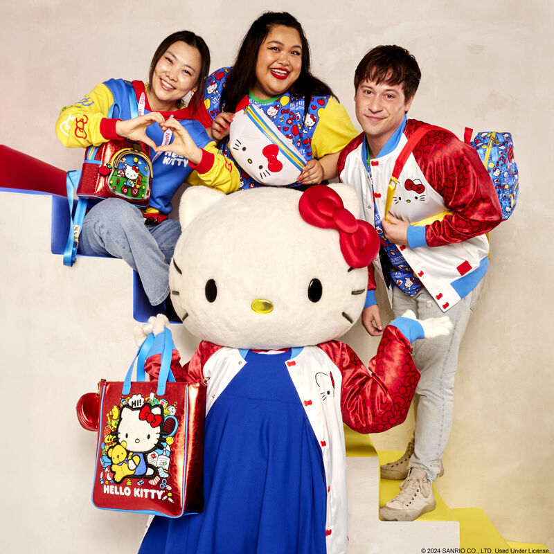 Imagen de Bolso + Monedero 50Th Anniversary Hello Kitty Loungefly parte de nuestra colección en Espadas y más, sitio oficial.