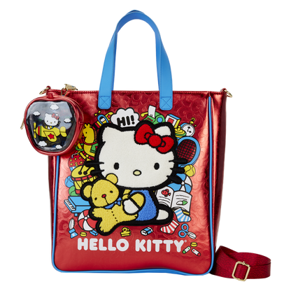 Imagen de Bolso + Monedero 50Th Anniversary Hello Kitty Loungefly parte de nuestra colección en Espadas y más, sitio oficial.