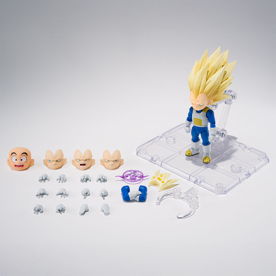 Imagen de Figura S.H. Figuarts Vegeta Super Saiyan 3 Dragon Ball Daima 7,5Cm parte de nuestra colección en Espadas y más, sitio oficial.