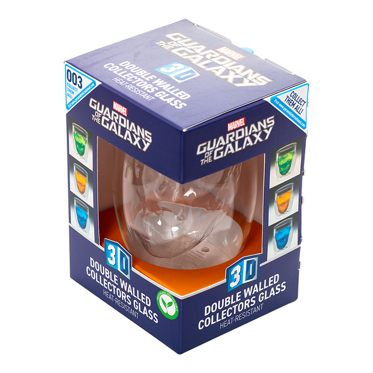 Imagen de Vaso 3D Doble Pared Baby Groot Gurdianes De La Galaxia Marvel parte de nuestra colección en Espadas y más, sitio oficial.