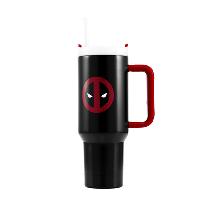 Imagen 2 de Vaso Termo Deadpool Marvel 1,2L