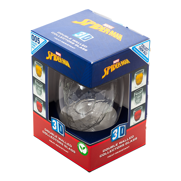 Imagen 3 de Vaso 3D Doble Pared Spiderman Marvel