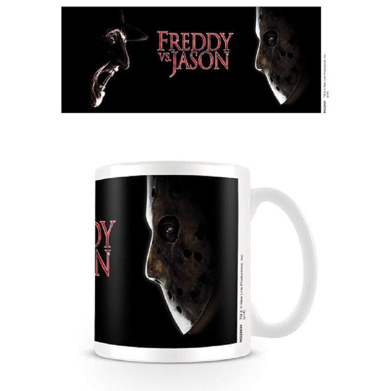 Imagen 1 de Taza Terror Freddy Vs Jason 315Ml
