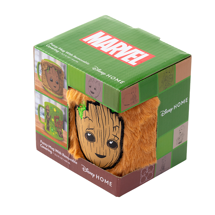 Imagen de Taza Funda De Peluche Groot Guardianes De La Galaxia Marvel 440Ml parte de nuestra colección en Espadas y más, sitio oficial.