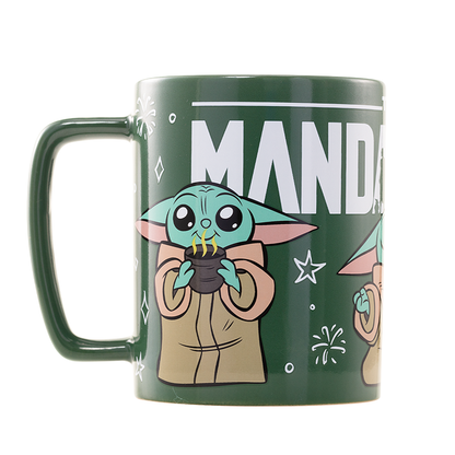Imagen 2 de Taza Funda De Peluche Grogu Mandalorian Star Wars 440Ml