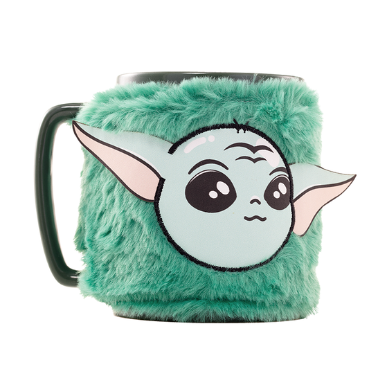Imagen 1 de Taza Funda De Peluche Grogu Mandalorian Star Wars 440Ml