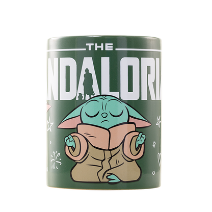 Imagen 3 de Taza Funda De Peluche Grogu Mandalorian Star Wars 440Ml