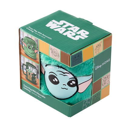 Imagen 4 de Taza Funda De Peluche Grogu Mandalorian Star Wars 440Ml