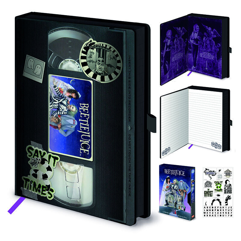 Imagen 1 - Cuaderno A5 Premium Vhs Beetlejuice