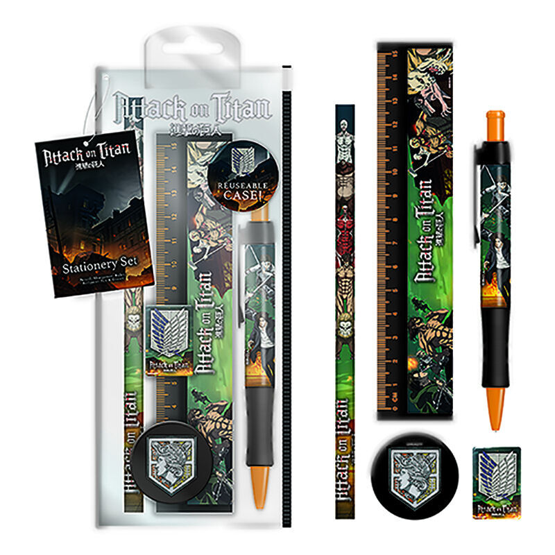 Imagen 1 - Set Papeleria Attack On Titan