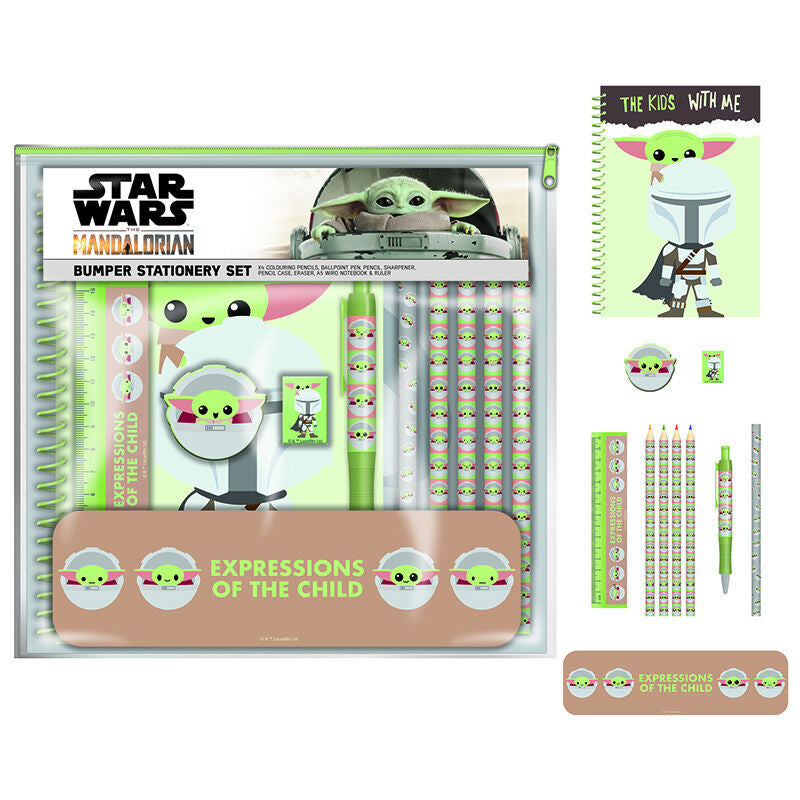 Imagen 1 - Set Papeleria Expressions Of The Child Mandalorian Star Wars