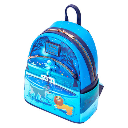 Imagen de Mochila 70Th Anniversary La Dama Y El Vagabundo Disney Loungefly 26Cm parte de nuestra colección en Espadas y más, sitio oficial.
