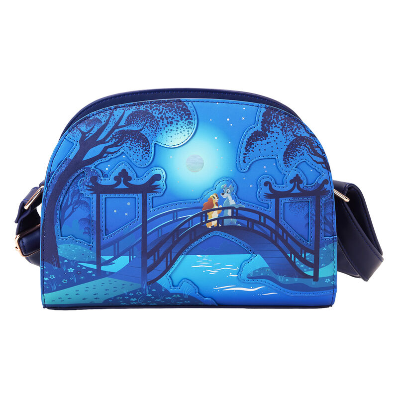 Imagen de Bolso Bandolera 70Th Anniversary La Dama Y El Vagabundo Disney Loungefly parte de nuestra colección en Espadas y más, sitio oficial.