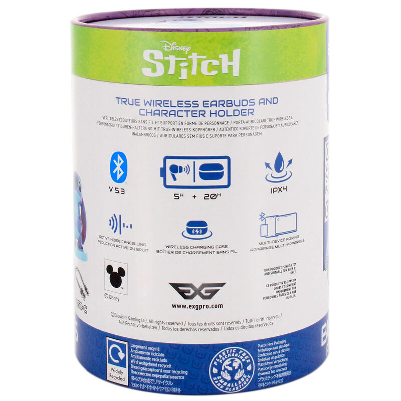 Imagen 13 - Mini Cable Guy + Auriculares Inalambricos Stitch Disney
