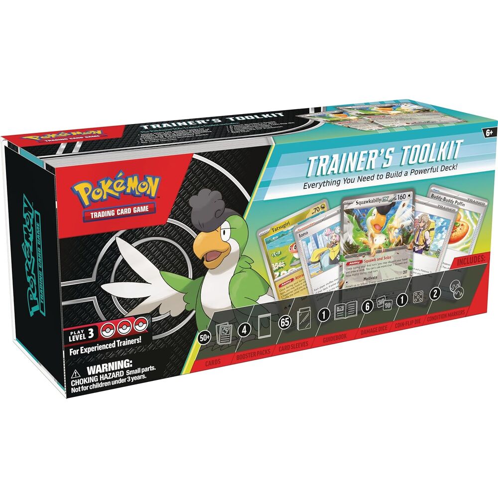 Imagen de Estuche Juego Cartas Coleccionables Trainer's Toolkit Pokemon Ingles parte de nuestra colección en Espadas y más, sitio oficial.