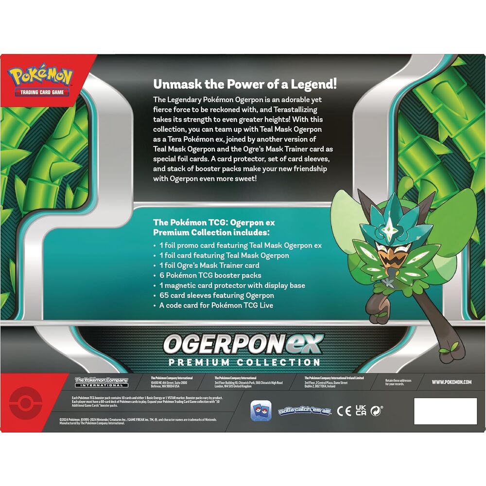 Imagen 3 - Blister Juego Cartas Coleccionables Ogerpon Pokemon Ingles