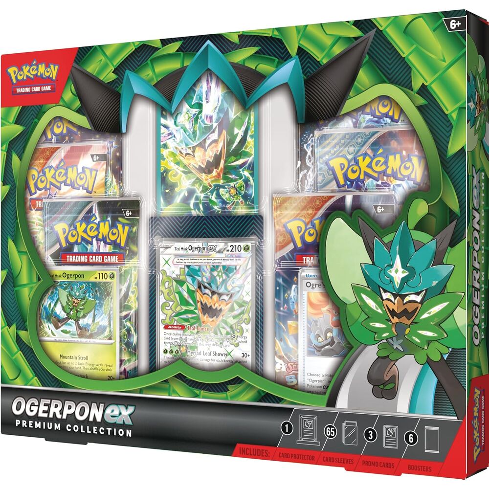 Imagen 5 - Blister Juego Cartas Coleccionables Ogerpon Pokemon Ingles