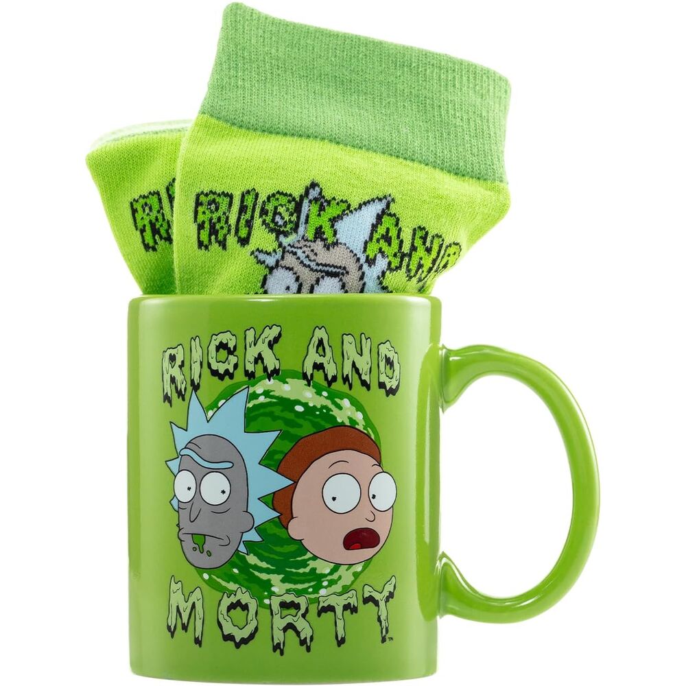 Imagen 3 - Set Taza Y Calcetines Rick & Morty