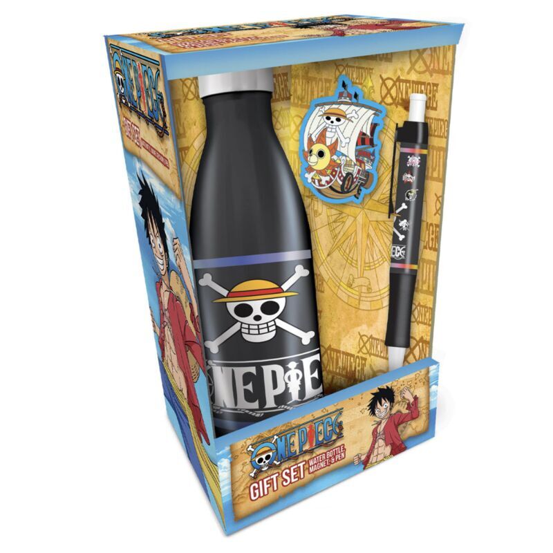 Imagen 1 - Set Botella + Iman + Boligrafo One Piece