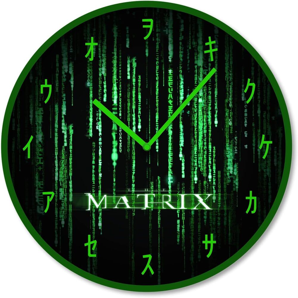 Imagen 1 - Reloj Pared Codigo Matrix