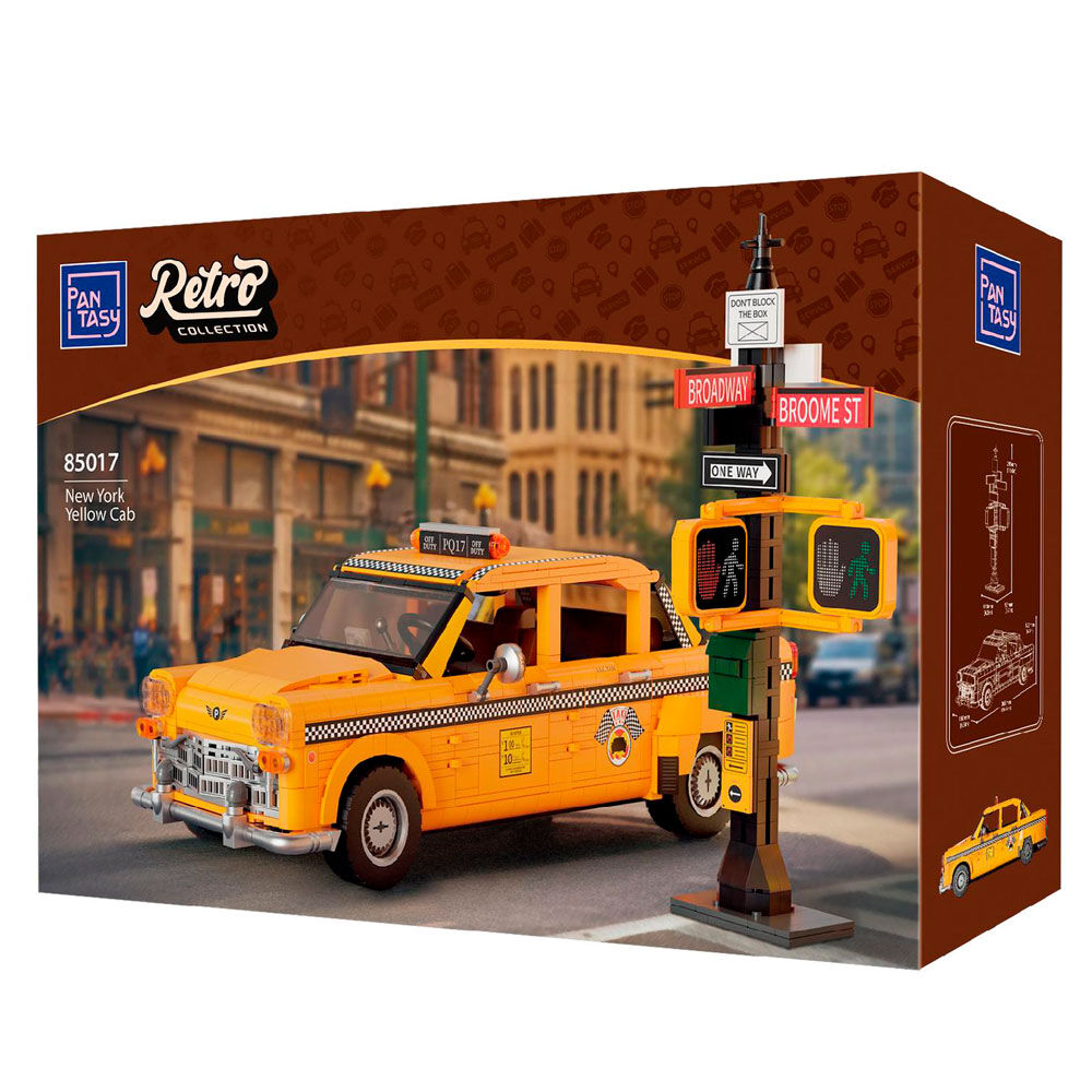 Imagen 1 - Kit Construccion Taxi New York 1601Pzs
