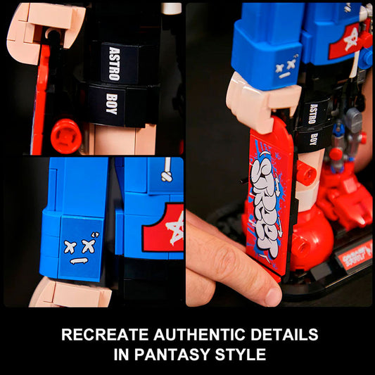 Imagen 2 - Kit Construccion Astro Boy The Skateboard Astro Boy 1117Pzs