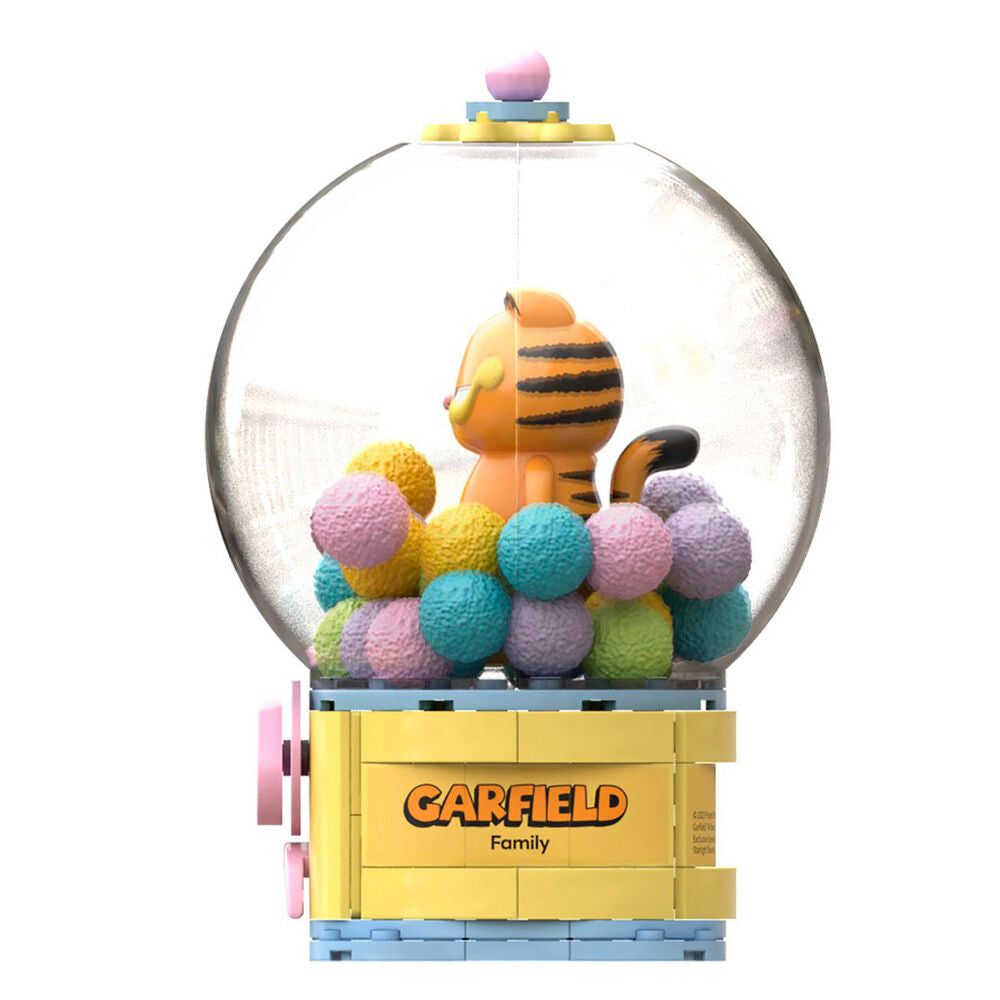 Imagen 2 - Kit Construccion Maquina De Chicles Garfield 128Pzs