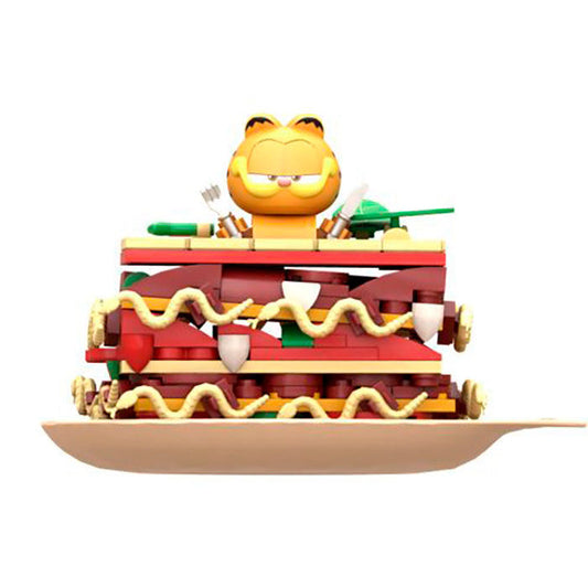 Imagen 2 - Kit Construccion Lasagna Garfield 205Pzs