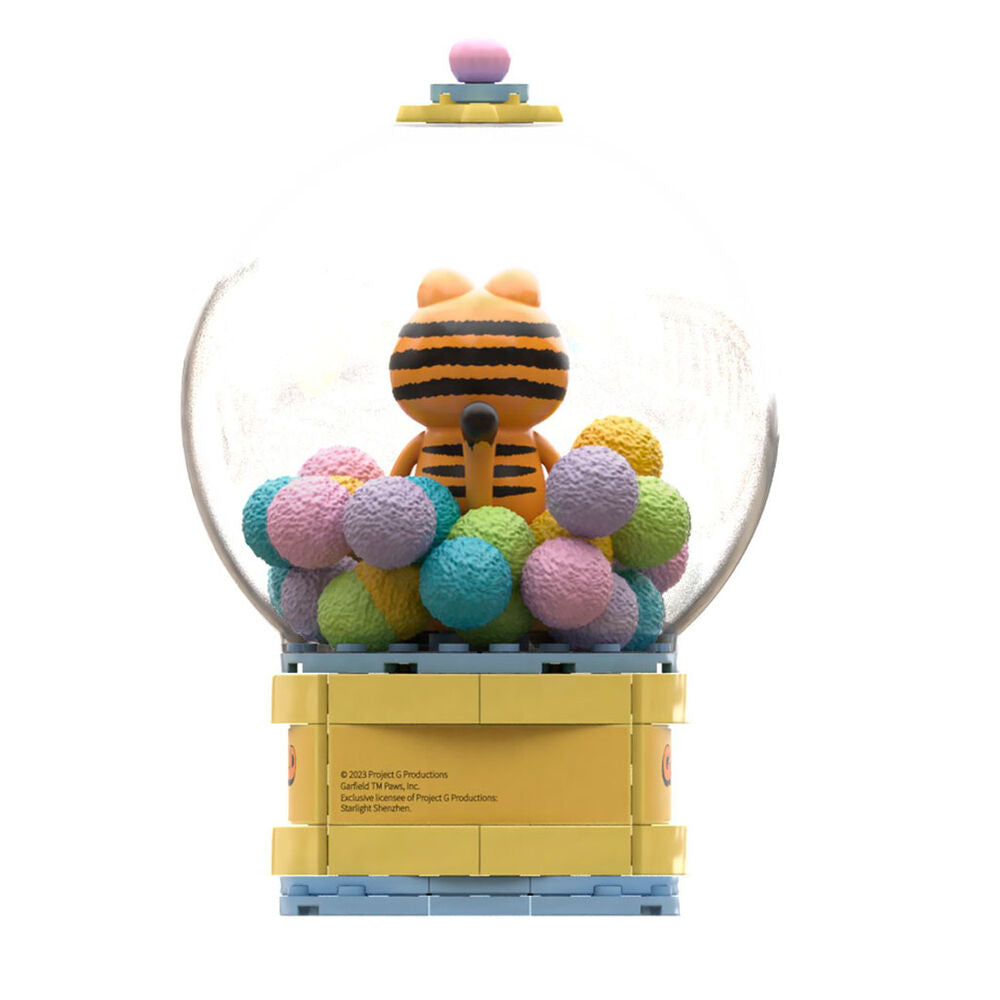 Imagen 3 - Kit Construccion Maquina De Chicles Garfield 128Pzs