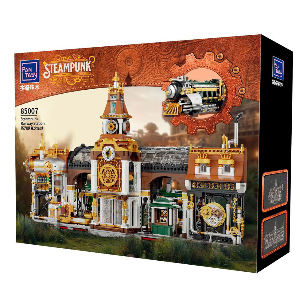 Imagen 2 - Kit Construccion Estacion De Tren Steampunk 2788Pzs