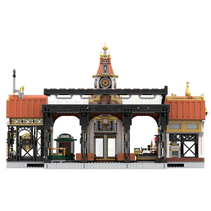 Imagen 4 - Kit Construccion Estacion De Tren Steampunk 2788Pzs