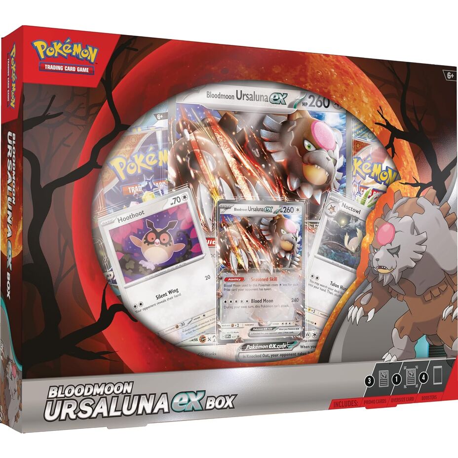 Imagen 3 - Blister Juego Cartas Coleccionables Bloodmoon Ursaluna Pokemon Ingles