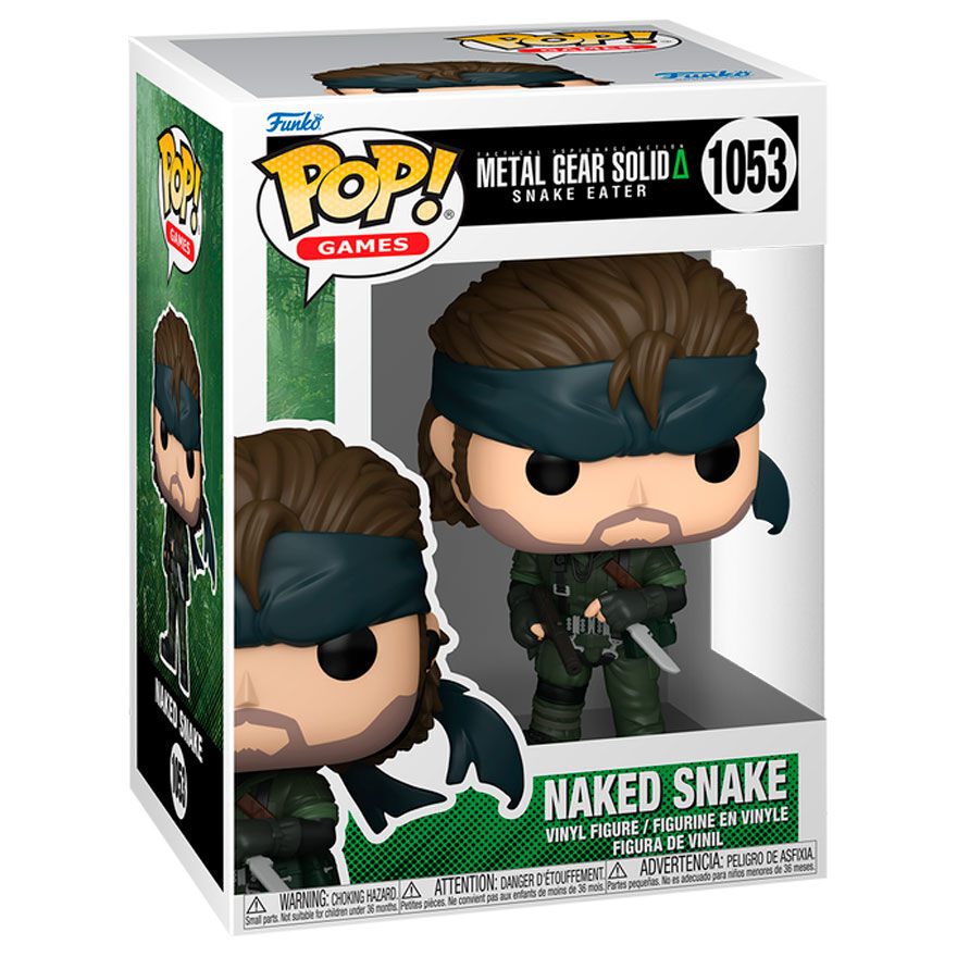 Imagen de Figura Pop Metal Gear Solid Naked Snake parte de nuestra colección en Espadas y más, sitio oficial.