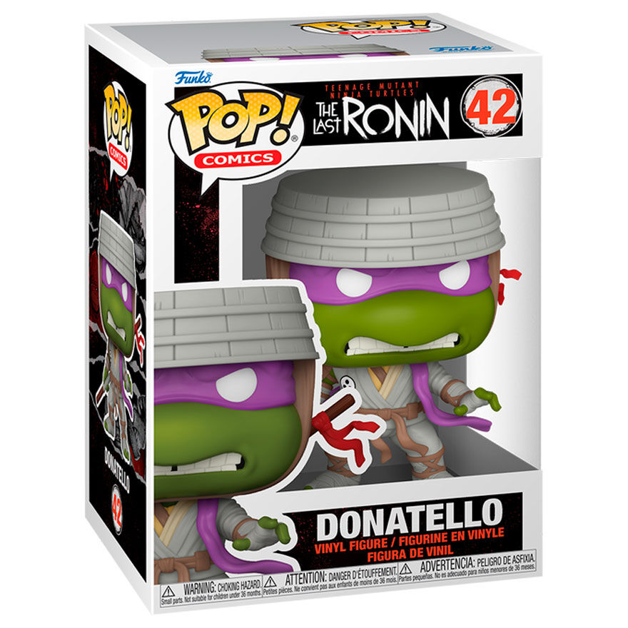 Imagen de Figura Pop Tortugas Ninja The Last Ronin Donatello parte de nuestra colección en Espadas y más, sitio oficial.