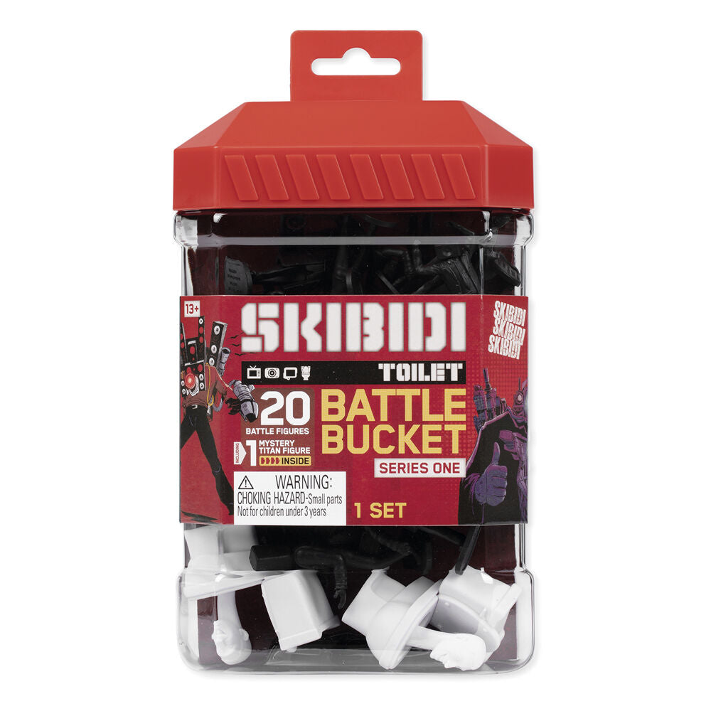 Imagen 2 - Cubo De Batalla 20 Figuras Skibidi Toilet