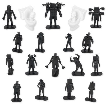 Imagen 3 - Cubo De Batalla 20 Figuras Skibidi Toilet
