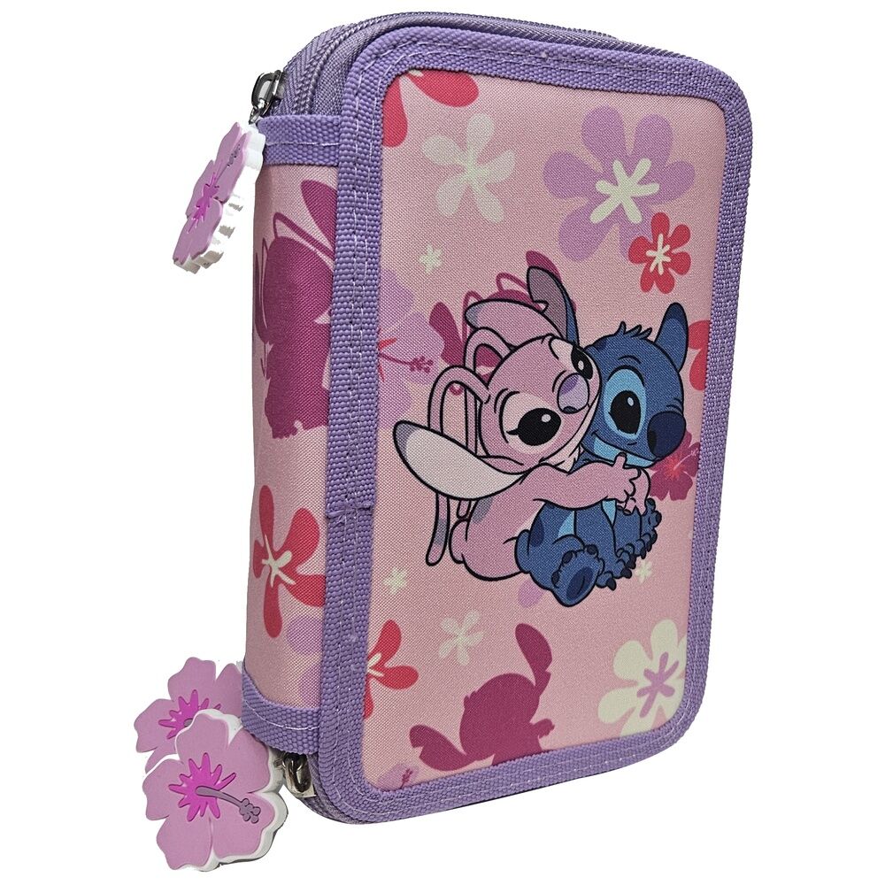 Imagen 1 - Plumier Angel & Stitch Disney Triple