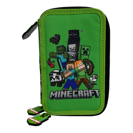 Imagen 1 - Plumier Minecraft Triple